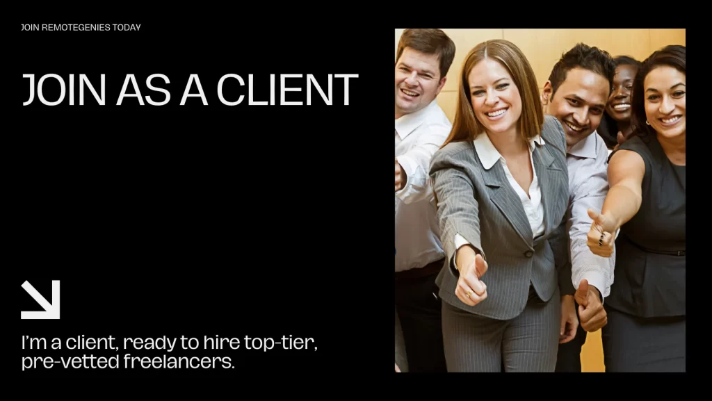 Join as a Client - RemoteGenies